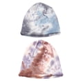 thumbnail image 6 of Herrnalise Women Men Warm Baggy Camouflage Crochet Winter Wool Ski Beanie Tie-Dye Caps Hat, 6 of 6