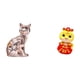 thumbnail image 1 of Figura de escritorio,Estatua de gato en estante,escritorio,oficina,decoración del hogar,Figura decorativa de escritorio de cerámica para decoración del hogar,Estatua de serpiente, 1 of 8