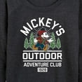 thumbnail image 3 of Mickey & Friends - Mickey's Outdoor Adventure Club - Women's Lightweight French Terry Long Sleeve Shirt, 3 of 5