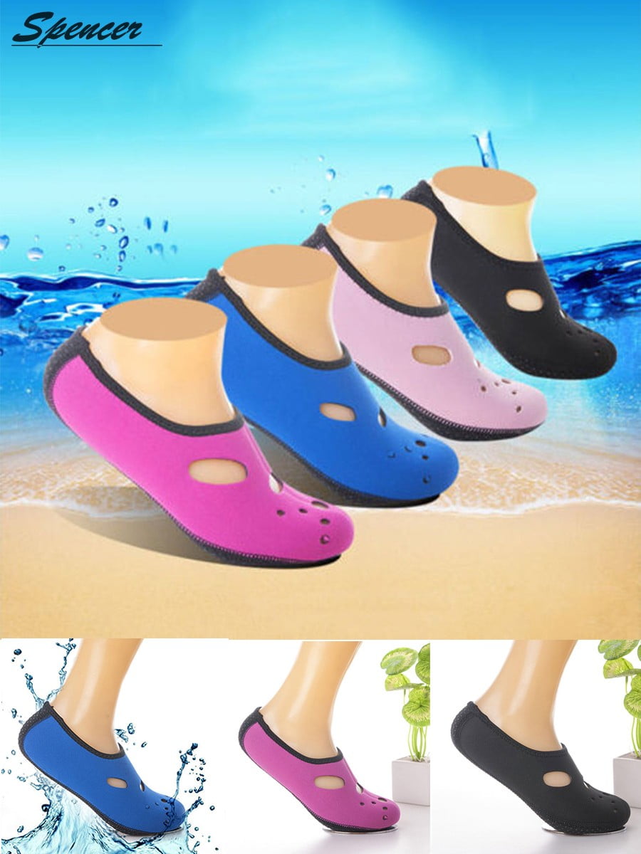 Unisex Aqua Shoes Mens Womens Water Socks Slip On Sea Wet Beach Swim Surf UK BH 