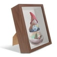 thumbnail image 4 of FRCOLOR Deep Shadow Box Frame Acrylic Display Case for Specimen with Clear Window for Tabletop and Wall Hanging Wooden Photo Frame, 4 of 8