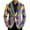O9-Light Purple, variant on Nokdvo Men's Corduroy Blazer Jacket Mardi Gras Button Down Blazers Carnival Printed Notch Lapel Suit Jacket with Pockets Slim Fit Carnival Lightweight Casual Outfits,Light Purple L