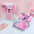 thumbnail image 3 of pdqouc Plush Cartoon Cute Diary Book Notebook Notepad Paper Perfect for Diaries, office Use, and Personal 𝑹𝒆𝒇𝒍𝒆𝒄𝒕𝒊𝒐𝒏𝒔, 3 of 7