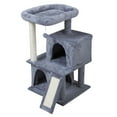 thumbnail image 4 of Pefilos Cat Condo for Multiple Cats, Multi-Level Cat Tree for Big Cats Cat Tower Furniture with Sisal-Covered Scratching Posts, Cat Tower for Indoor Cats, Gray, 4 of 15