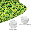 thumbnail image 3 of KLL Frogs Pillow Covers Envelope Closure,Super Soft and Cozy Fuzzy Fleece Pillow Case Cover 14"x20", 3 of 5