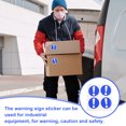 thumbnail image 3 of SEWCHICS 4Pcs Easy Stick Blue Warning Decals for Warehouse Equipment Safety and Caution, 3 of 6