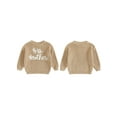thumbnail image 2 of BemeyourBBs Boy Fall Sweater Letter Embroidered Crewneck Long Sleeve Pullover, 2 of 9