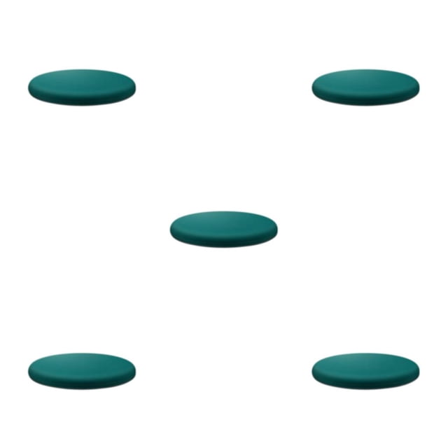 kurtrusly Versatile Chair Cushion Suitable For Any Chair In Home Round Cushion Pads Polyester Seat Cushion Chair Pads Cushions blackish green 40cm 5Set