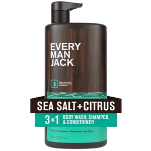 Every Man Jack Sea Salt + Citrus 3-in-1 Wash & Shampoo