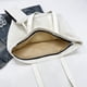 thumbnail image 2 of Bolsa Tote De Pana Bolso de pana para mujer Bolso informal de viaje de invierno de gran capacidad (blanco), 2 of 9