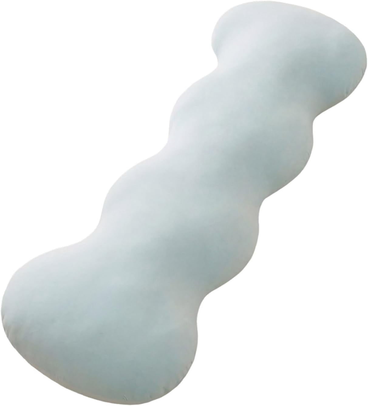 Pea Pod Body Pillow 100x48cm Soft Supportive for Side SleeperSky Blue