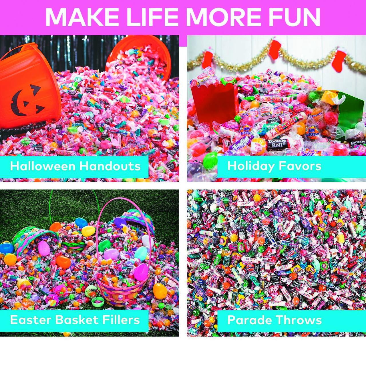 3000 Piece Bulk Candy Assortment - Edibles - 3000 Pieces