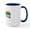 White/Navy Inside, variant on CafePress - Lewes Beach DE Beach Design. Large Mug - 15 oz Ceramic Large White Novelty Mug