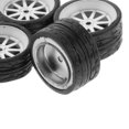 thumbnail image 3 of STARTIST 1:64 Scale Diecast Racing Model Car Wheel & Tire Set Accessories A, 3 of 9