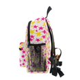 thumbnail image 4 of FORMRS School Backpack with Front Zippered Pocket 12" Student Travel Daypack, Beige Stars, 4 of 6