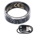 thumbnail image 2 of Bague Sportive Intelligente, Écran d'Affichage Étanche 5 ATM, Touche Tactile, Bague Intelligente, Association avec Application Mobile pour la Randonnée, le Cyclisme, la Course Taille 8 18,2 mm / 0,72 Po, Taille 9 19 mm / 0,75 Po, Taille 10, 2 of 7