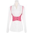 thumbnail image 6 of INSPIRE CHIC Women's Wide Elastic Waist Cincher Belt Steampunk Underbust Corset Style Belt for Dresses & Coats Medium Hot Pink, 6 of 7
