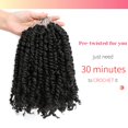 thumbnail image 4 of Cabello Bohobabe de ganchillo Passion Twists, 8 paquetes de 20 cm 1B, 4 of 7