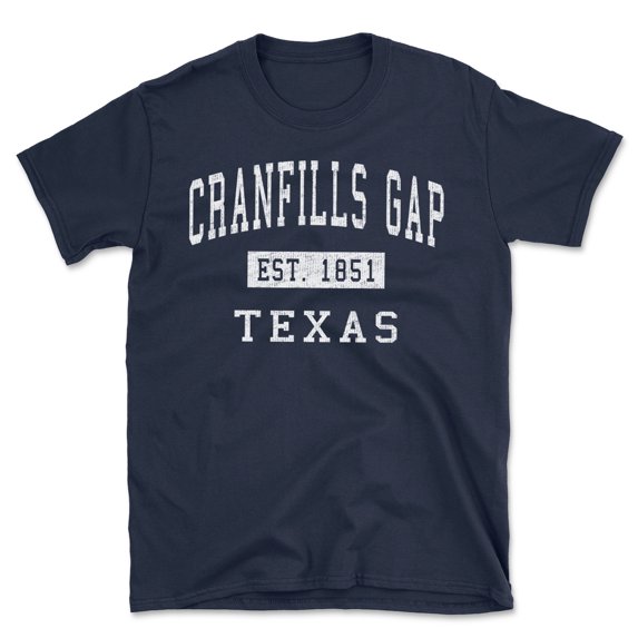 Cranfills Gap Texas Classic Established Men's Cotton T-Shirt