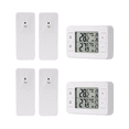 thumbnail image 1 of 2Set Household Refrigerator Cold Storage Electronic Thermometer One Tow Two Wireless Transmission Thermometer with Alarm, 1 of 7