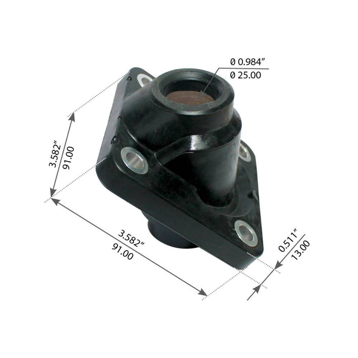 Fortpro Steering Shaft Bushing Compatible with Kenworth T800 Series