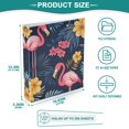 thumbnail image 3 of FORMRS 3 Ring Binder 1.5 inch with Pockets Set of 2 Clip Board 200 Sheets Capacity, Red Floral Flamingo, 3 of 8
