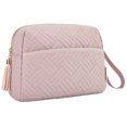 thumbnail image 1 of Bolso espacioso del bolso del maquillaje, bolso de la cremallera del viaje, bolso impermeable del lavado, organizador de los accesorios del maquillaje, 1 of 5