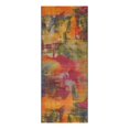 thumbnail image 2 of Unique Loom Outdoor Modern Collection Area Rug - Azera (2' 7" x 7' Runner Multi/Blue), 2 of 11
