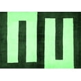 thumbnail image 1 of Ahgly Company Indoor Rectangle Abstract Emerald Green Modern Area Rugs, 5' x 7', 1 of 4