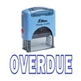 thumbnail image 1 of OVERDUE Self Inking Rubber Stamp Office Stationary Custom Shiny Stamp, 1 of 1