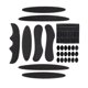 thumbnail image 1 of 27 piezas de Kits de acolchado de casco de bicicleta Universal para casco de motocicleta, almohadils de espuma de repuesto, juego de almohadils de SM SunniMix Almohadillas de repuesto para gorro de seguridad, 1 of 8