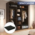 thumbnail image 4 of 4Pcs Hat Organizer for Baseball Caps Non Woven Hat Storage Box 19.7×7.9×8.3 Inch Hat Storage Bag with Handle Clear Window Holds 40 Hats Organizer Case Hat Storage Organizer for Home, 4 of 10