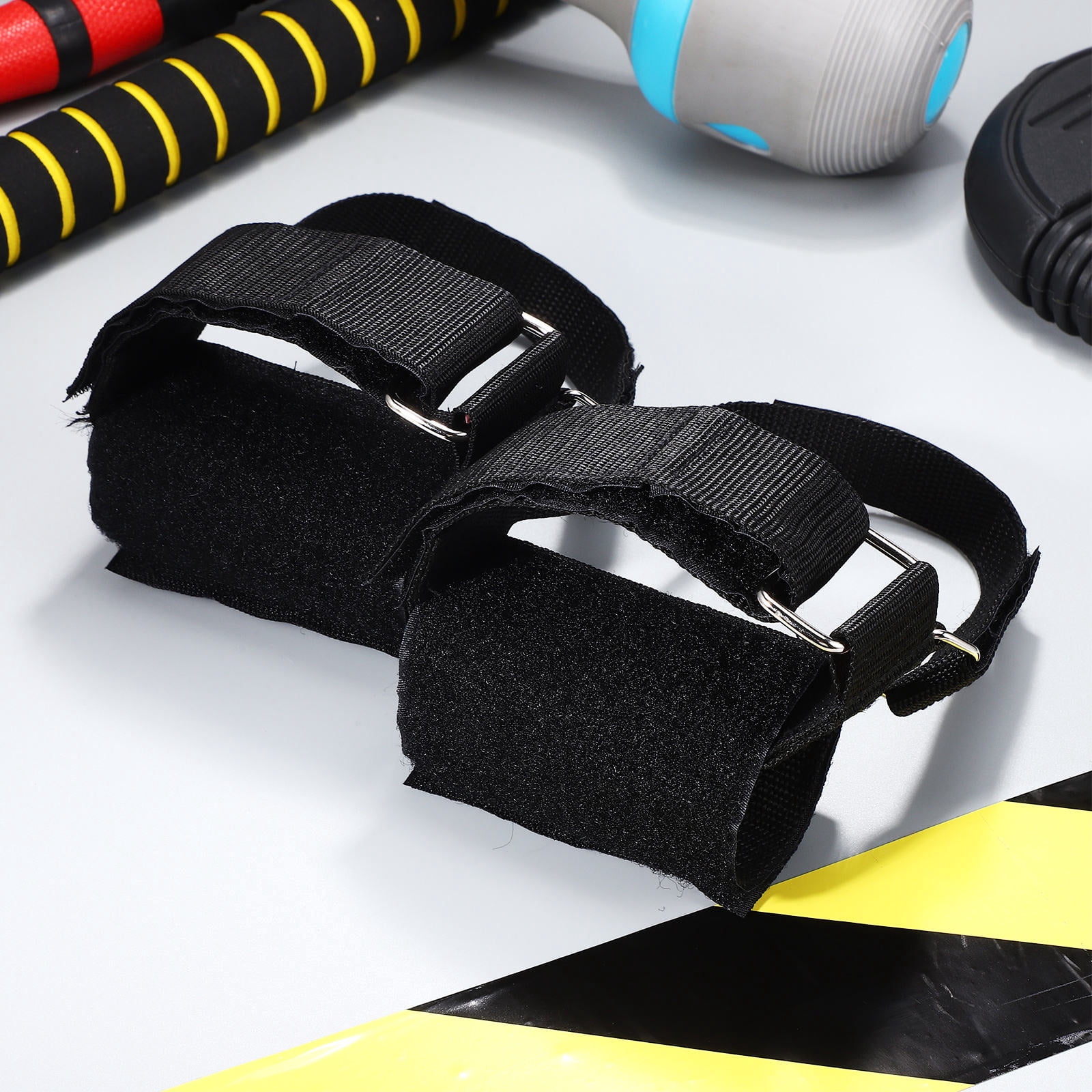 ELAYARD 2 Pairs Adjustable Ankle Weight Straps with Buckle, Lightweight Foot Dumbbells for Fitness, Training, and Exercise