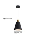 thumbnail image 3 of Mini Iron Pendant Light - Multi-Scene Hanging Fixture for Dining Table, Bedside, Bar Desk, Dimmable Lamp with Easy Install & Warm Ambiance, 3 of 7