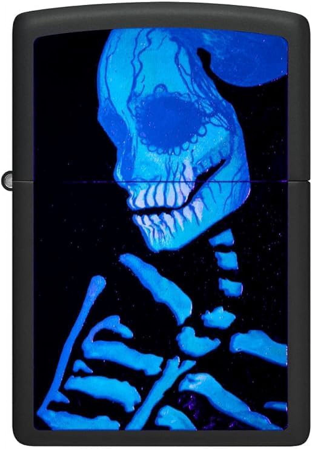 Zippo Lighter - Message for Fire Fighter Windproof Lighter (Black Light 48761)