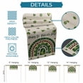 thumbnail image 6 of St Patrick's Day Table Runner 72 Inches, Spring Lucky Shamrock Rainbow Beige Bed Runner Dresser Scarves Tabletop for Indoor Outdoor Parties/Ceremony/Banquet, 13" x 72", 6 of 8