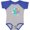 Baseball Heather and Royal, variant on Inktastic Be a Mermaid Make a Splash Blue Mermaid Tail Boys or Girls Baby Bodysuit