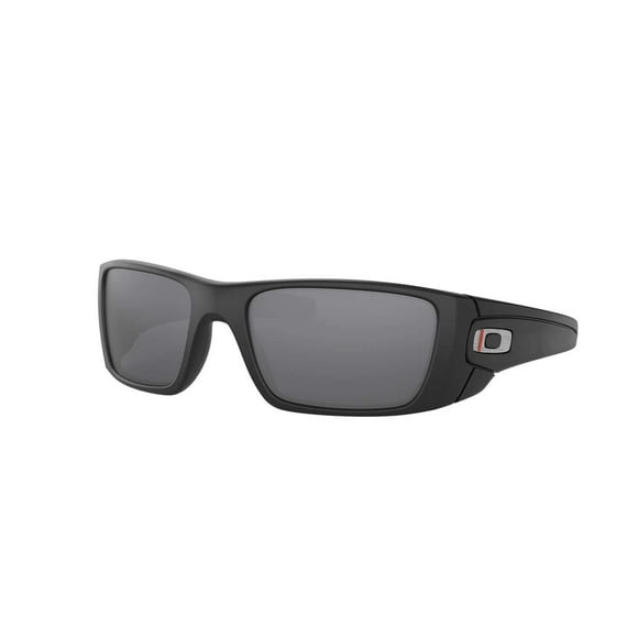 Oakley Men's Polarized Fuel Cell 0OO9096-90960560 Black Rectangle Sunglasses