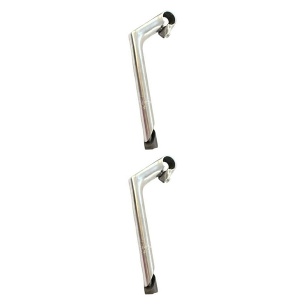 Vástago de mango de ciclismo Toystoory aleación de aluminio plata 2Conjunto