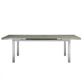thumbnail image 4 of Pangea Home Bella Modern Aluminum Patio Extension Table in Gray, 4 of 4