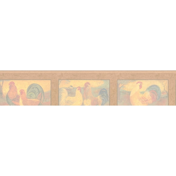 Roosters Wallpaper Border FDB06852