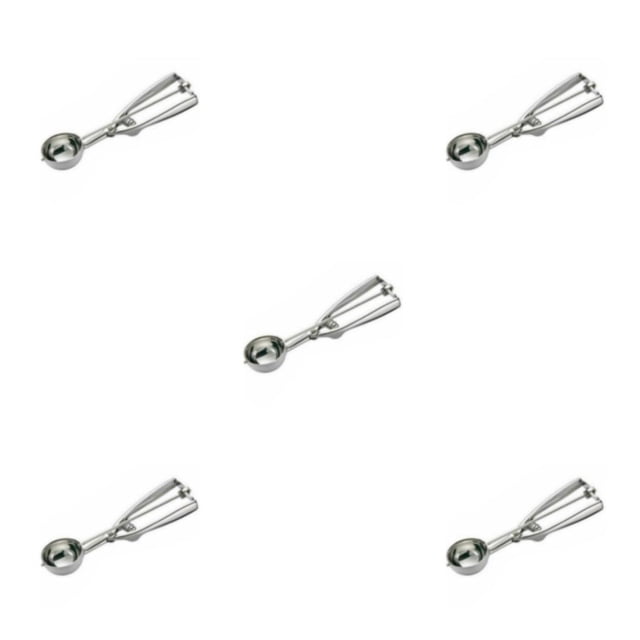 relayinert 1/2/3/5 Ice Cream Scoops Spring Handle Fruits Ball Maker Stainless Steel Baller Kitchen Tools Cookie Digging Accessories 4cm 5PCS