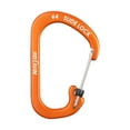 thumbnail image 2 of Nite Ize Aluminum SlideLock Carabiner - Daily Use & Lightweight Carabiner - Compact Aluminum Carabiner with Lock - Versatile Rectangular Carabiner - Size 4, Orange (4 Pack), 2 of 8