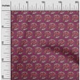 thumbnail image 2 of oneOone Rayon Magenta Fabric Kalamkari Craft Projects Decor Fabric Printed By The Yard 56 Inch Wide, 2 of 5