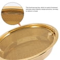 thumbnail image 2 of Assiette de Drainage d'Huile Assiette de Refroidissement pour Collations Plateau de Service en Acier Inoxydable, 2 of 8