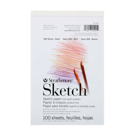 UPC: 0012017255052 | Strathmore 5.5  x 8.5  Tape Bound Sketch Pad
