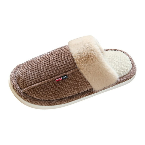 Warm Knit House Slippers for Women Comfy Memory Foam Fuzzy House Shoes Soft Warm Woman Indoor Bedroom Slides Slip on