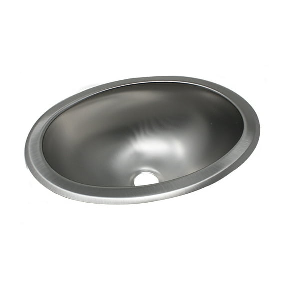 LaSalle Bristol 13TF1310 10' X 13' Oval Stainless Steel Sink