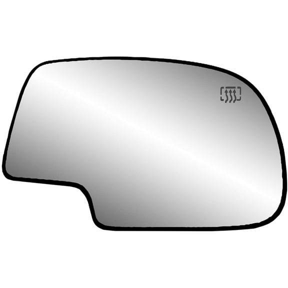 Rugged TUFF Passenger Side Mirror Glass for 00-06 Escalade Avalanche Silverado Suburban Tahoe Sierra Yukon (Heated Defrost)