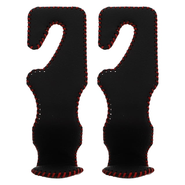 Weiweiguan 2Pcs Car Back Seat Hooks Multi-functional Car Hangers PU Storage Hooks